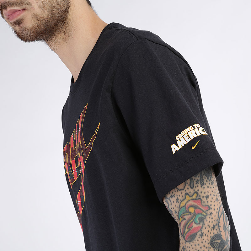 мужская черная футболка Nike Giannis T-Shirt CW4757-010 - цена, описание, фото 2